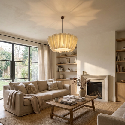 Nordic Vintage Handmade Fabric Chandelier