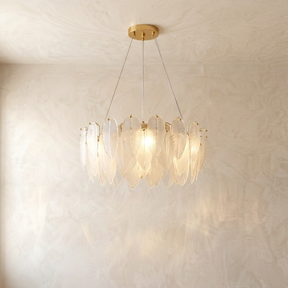 Plume Glass Chandelier
