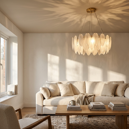 Plume Glass Chandelier