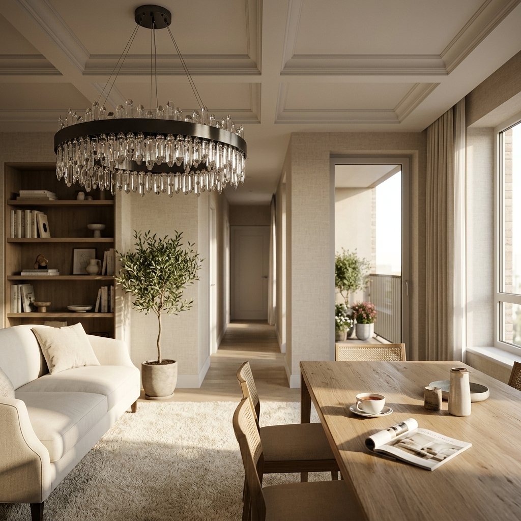 Prestige Crystal Ring Chandelier