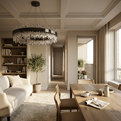 Prestige Crystal Ring Chandelier