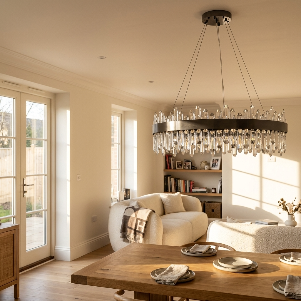 Prestige Crystal Ring Chandelier
