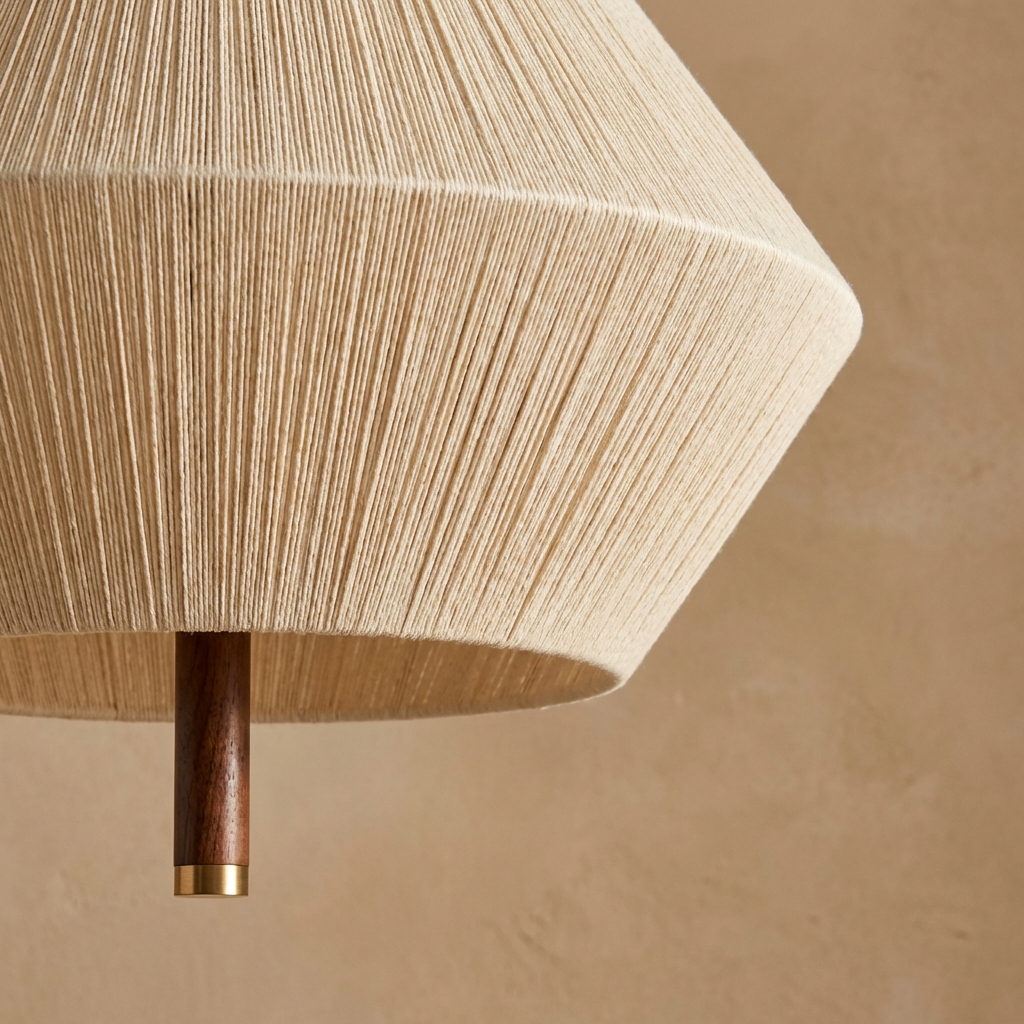 Rattan Wabi Sabi Ceiling Light