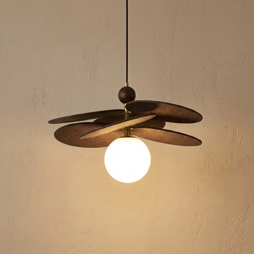 Rattan Weave Vintage Pendant Light