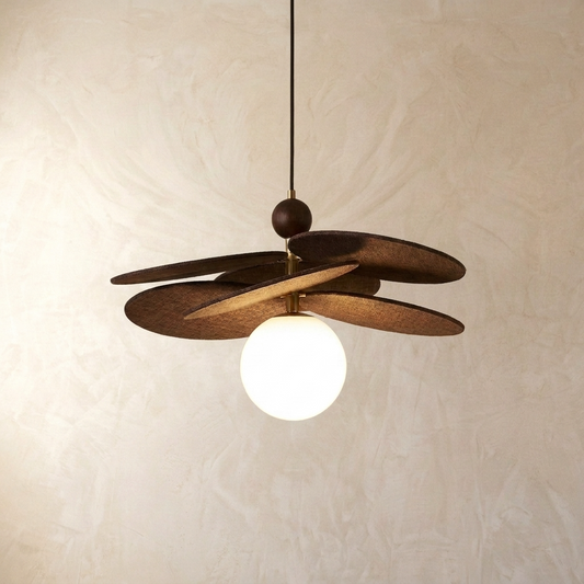 Rattan Weave Vintage Pendant Light