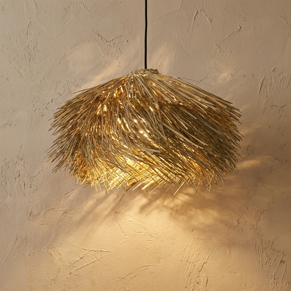 Rattan Woven Pendant Light