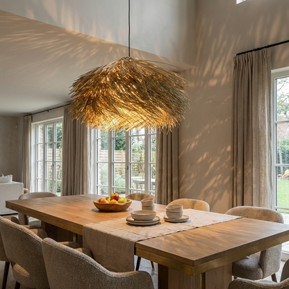 Rattan Woven Pendant Light