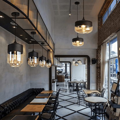 Raw Edge Nordic Glass Pendant Light
