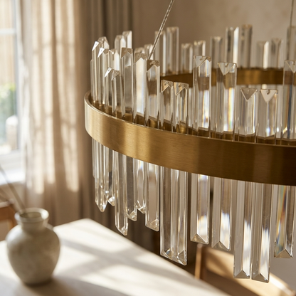 Regent Crystal Ring Chandelier