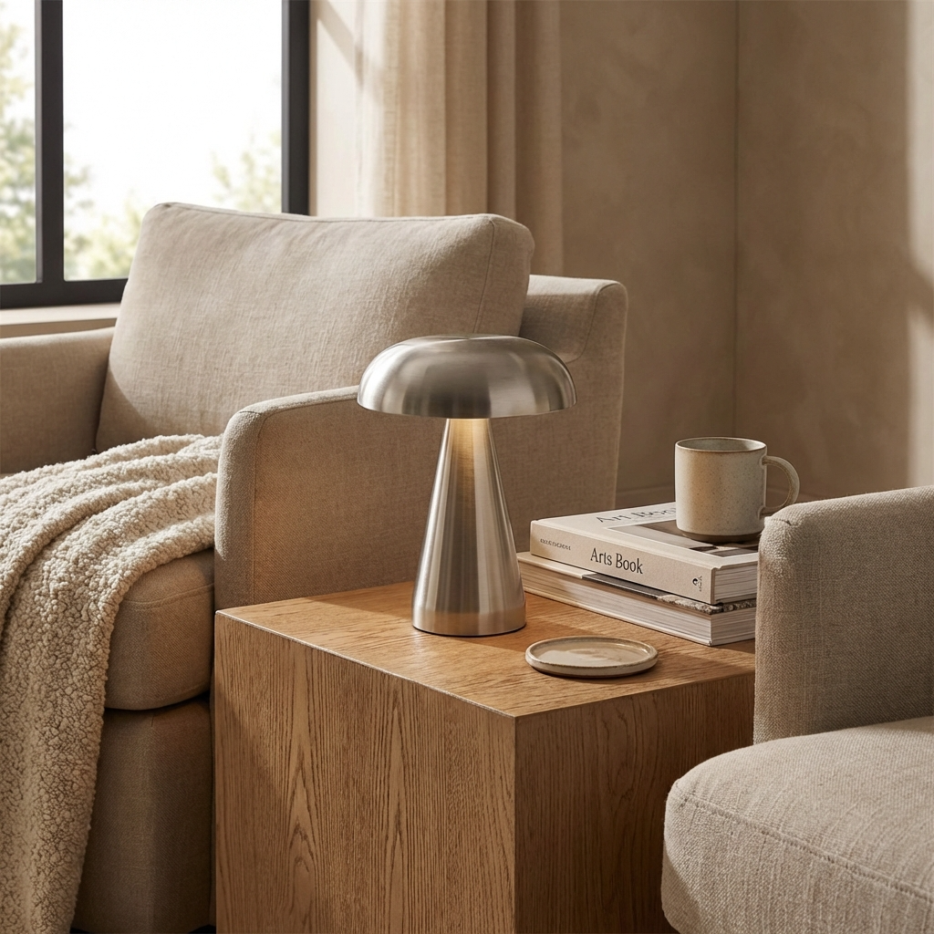 Retro Mushroom Portable Table Lamp
