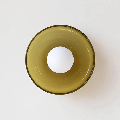 Round Glass Ceiling Or Wall Light