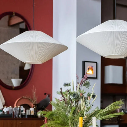Minimalistic Wabi Sabi Fabric Chandelier