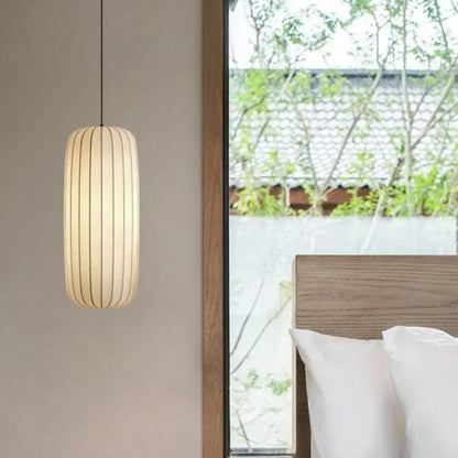Traditional Wabi Sabi Silk Japanese Chandeliers