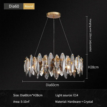 Modern Luxury Crystal Ceiling Chandelier