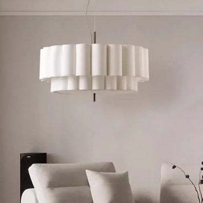 Japanese Natural Fabric Wabi Sabi Chandelier
