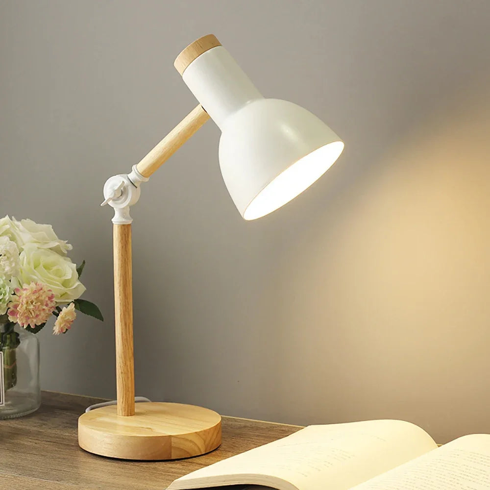 Nordin Wooden Desk Lamp