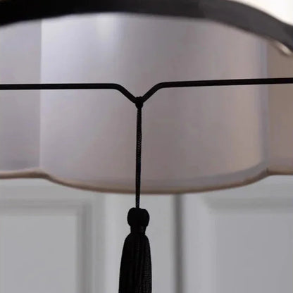 Modern Nordic Fabric White & Black Chandelier