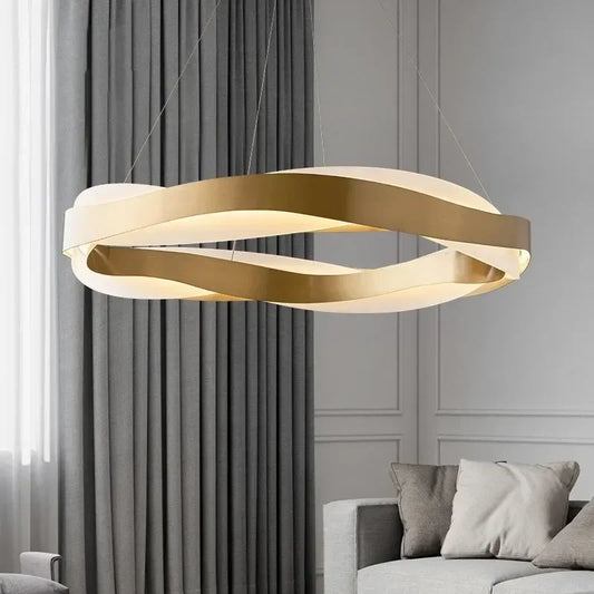 Nordic Modern Wave Chandelier