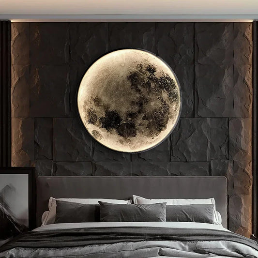 Large Moon Space Wall Lamp