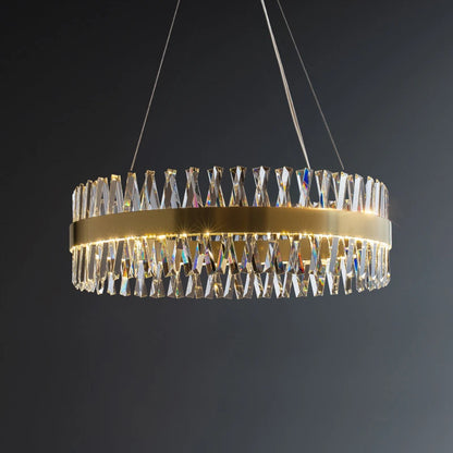 Round Crystal Lux Chandelier