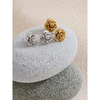 Rose Stud Earrings