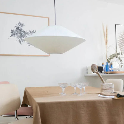 Minimalistic Wabi Sabi Fabric Chandelier