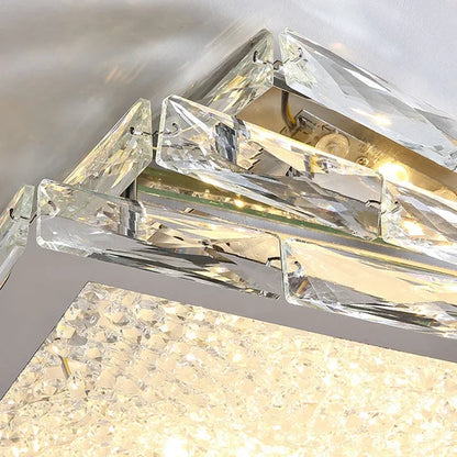 Modern Square Crystal Ceiling Lamp