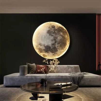 Large Moon Space Wall Lamp