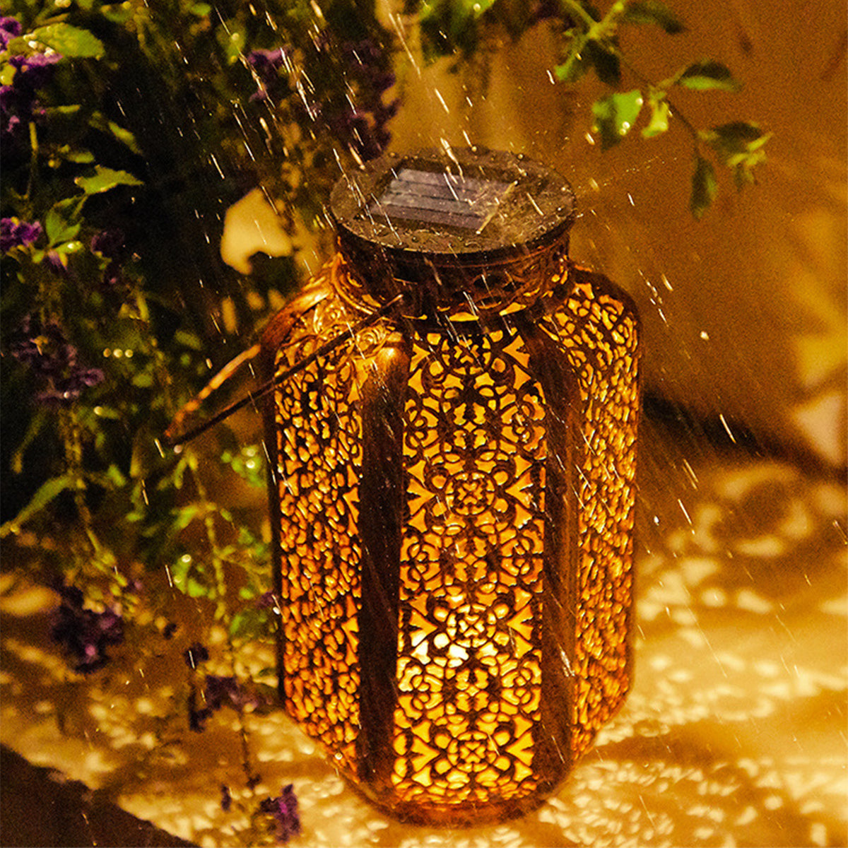 LED Solar Vintage Lantern