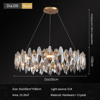 Modern Luxury Crystal Ceiling Chandelier