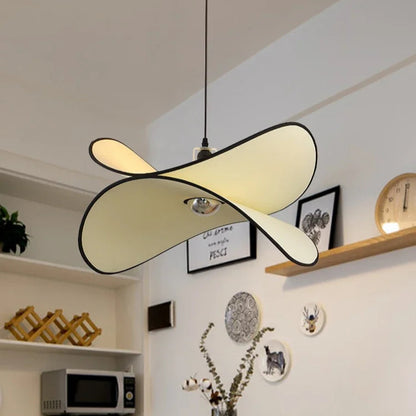 Japanese Wabi Sabi Fabric Double Chip Ceiling Light