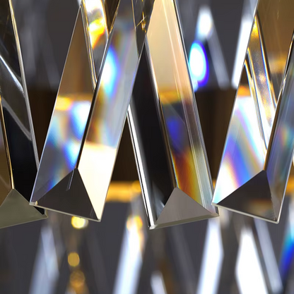Round Crystal Lux Chandelier