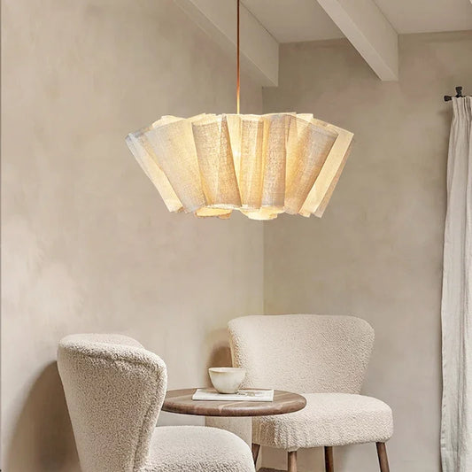 Nordic Vintage Handmade Fabric Chandelier