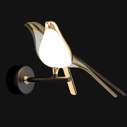 Scandinavian LED Bird Wall Lamp