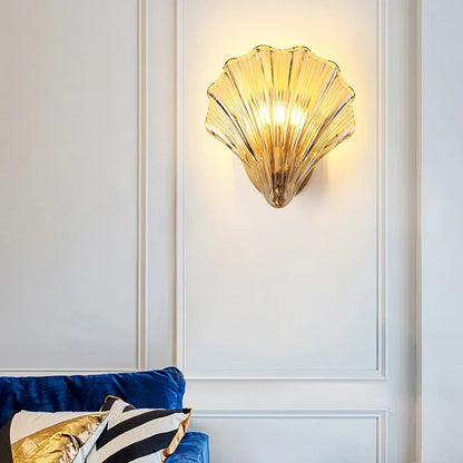 Glass Shell Modern Wall Lamp