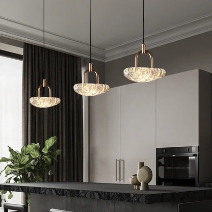Italian Luxury LED Head Pendant Light