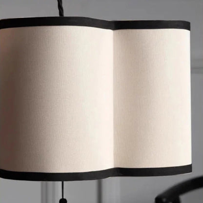 Modern Nordic Fabric White & Black Chandelier