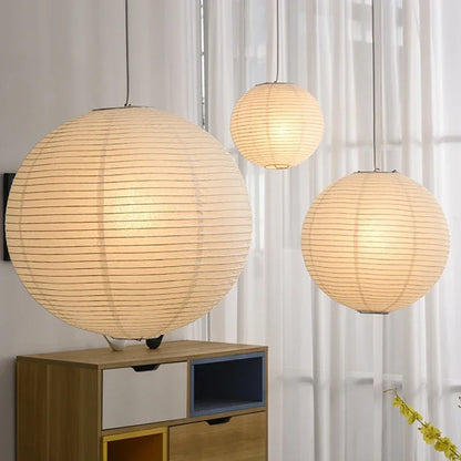 Japanese Rice Paper Pendant Light