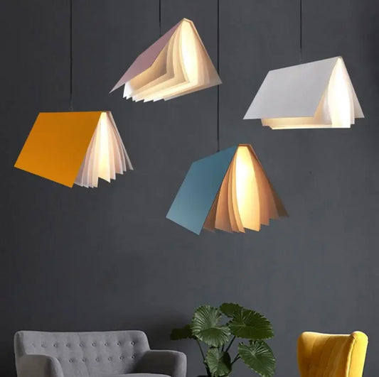 Nordic Floating Book Pendant Light