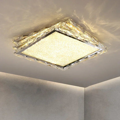 Modern Square Crystal Ceiling Lamp