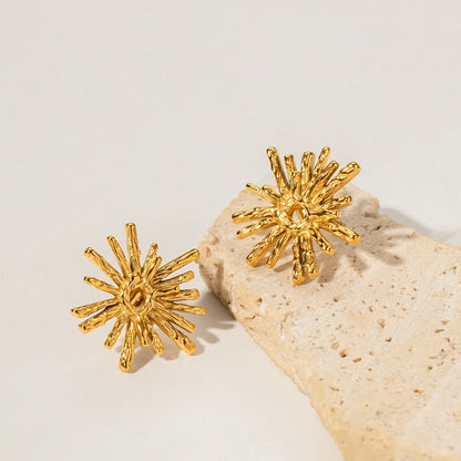 Sunburst Stud Earrings