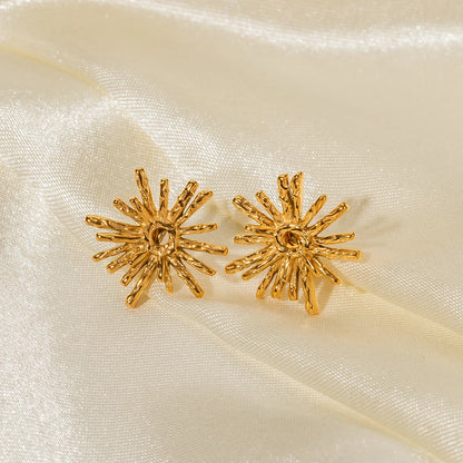 Sunburst Stud Earrings