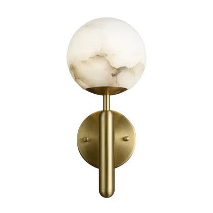 Gold Marble Ball Wall Lamp