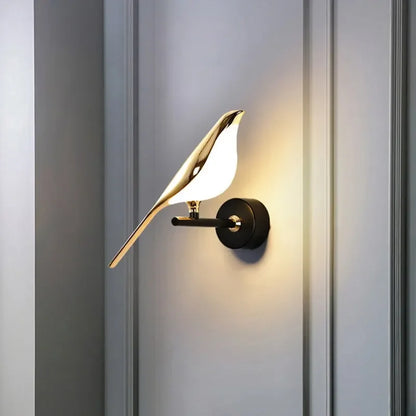 Scandinavian LED Bird Wall Lamp