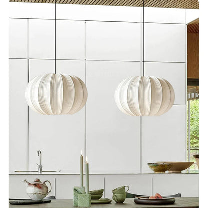 Japanese Wabi-Sabi Pleated Fabric Ceiling Lights