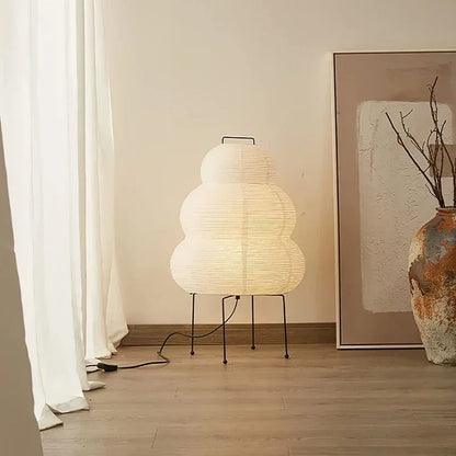 Japanese Rice Paper Floor Lamp