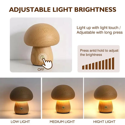 Mushroom Night Table Lamp