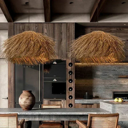 Rattan Woven Pendant Light