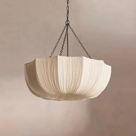 Japanese Wabi Sabi U Shape Fabric Chandelier