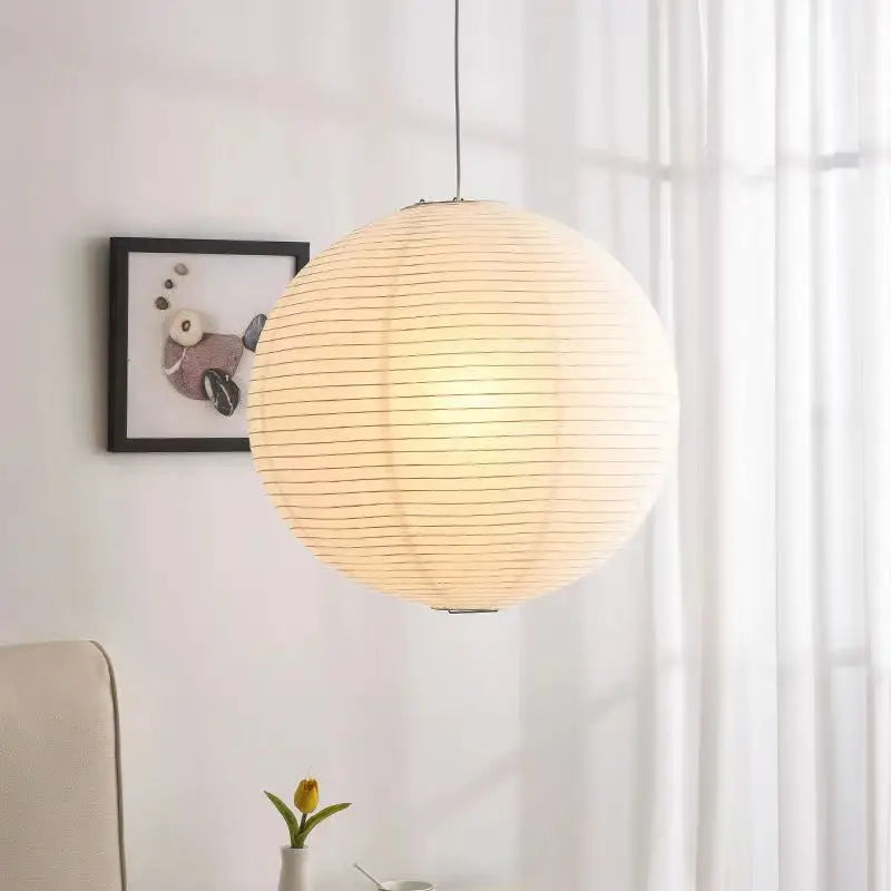 Japanese Rice Paper Pendant Light